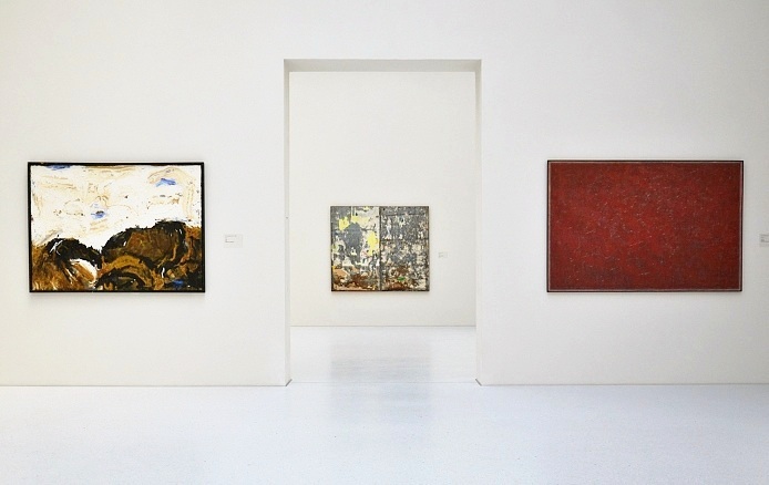 Fabian Fröhlich, Kassel, Neue Galerie, Emil Schumacher, Raymond Hains, Piero Dorazio