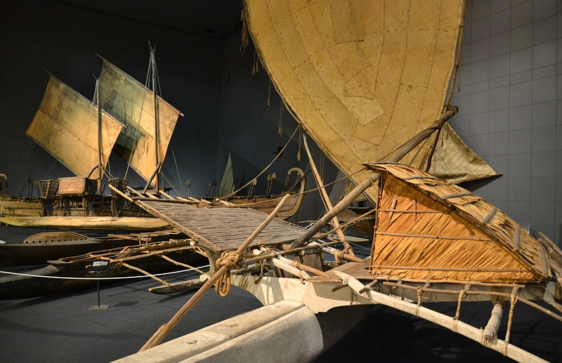 Ethnologisches Museum Berlin-Dahlem, Segelboot aus Melanesien