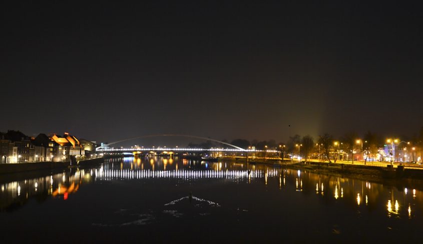 Maastricht, Maas, Hoeg Brögk, Nacht