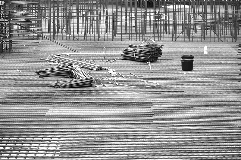 Baustelle Berliner Stadtschloss - Humboldt-Forum, Betonstahl