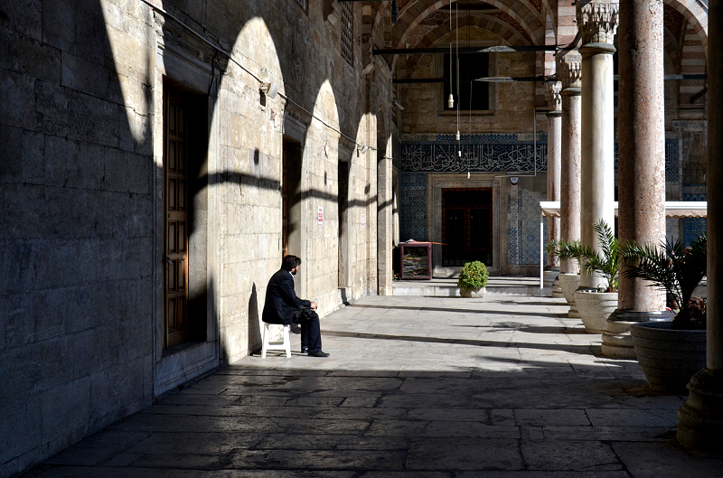 Istanbul, Neue Moschee, Arkaden