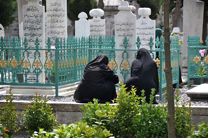 Istanbul, Mausoleengarten der Süleymaniye-Moschee