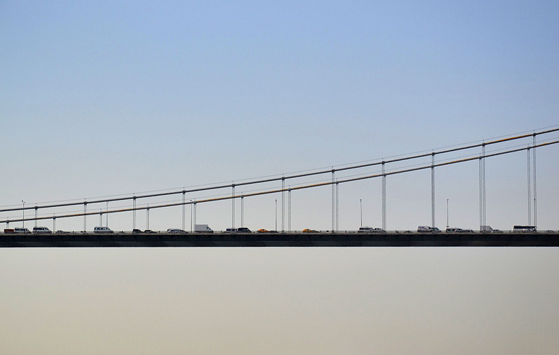 Istanbul, Bosporus-Brücke, Autoverkehr
