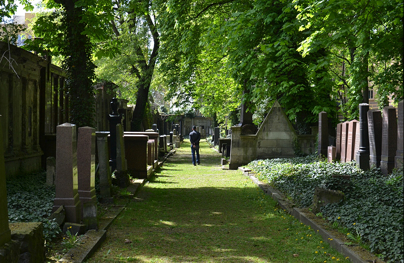 Weg, Jüdischer Friedhof Schönhauser Allee, Prenzlauer Berg, Berlin