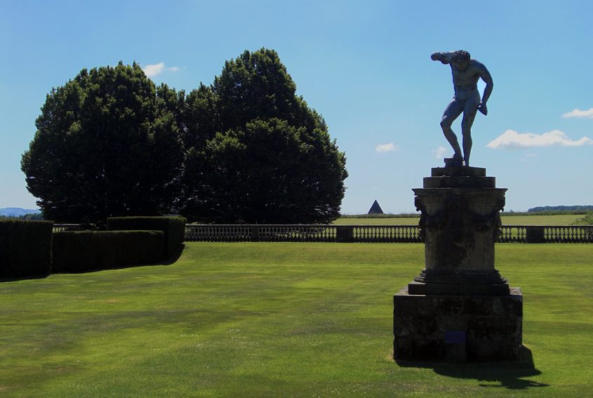 Castle Howard, satyr and pyramid