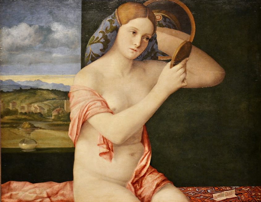 Kunsthistorisches Museum Wien, Giovanni Bellini, Junge Frau bei der Toilette