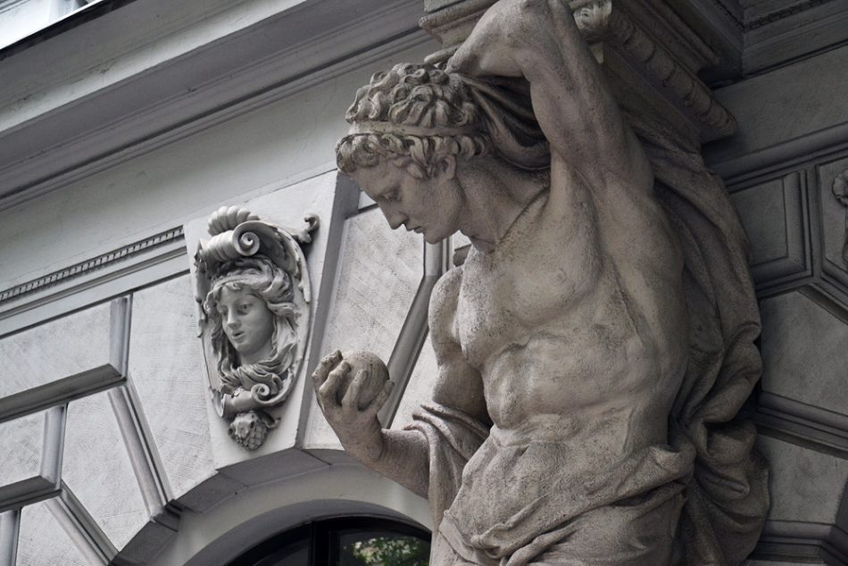 Atlant in der Andrássy út Budapest