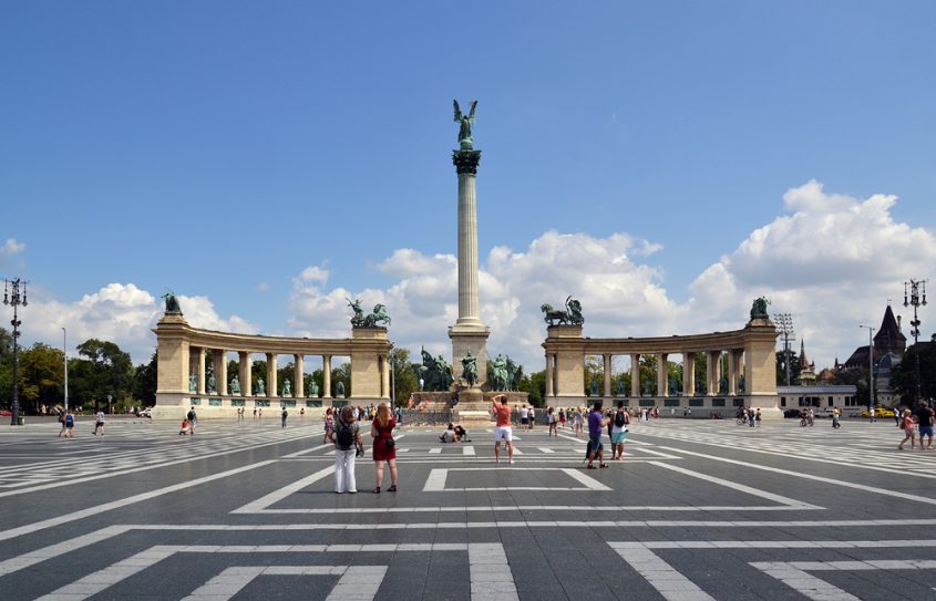 Milleniumsdenkmal am Hősök tere (Heldenplatz) Budapest