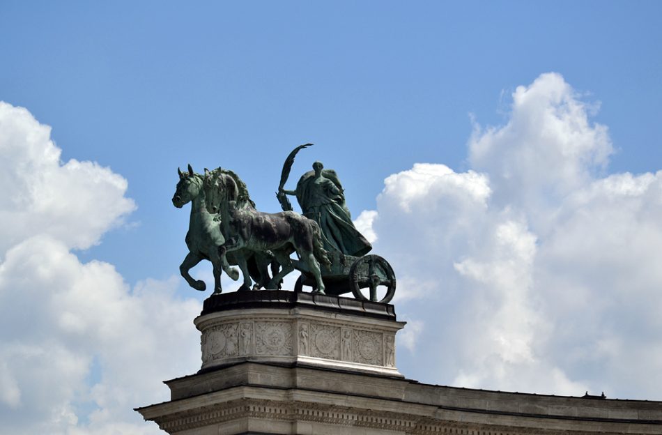 Milleniumsdenkmal am Hősök tere (Heldenplatz) Budapest