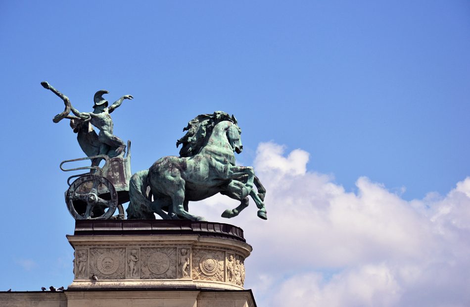 Milleniumsdenkmal am Hősök tere (Heldenplatz) Budapest
