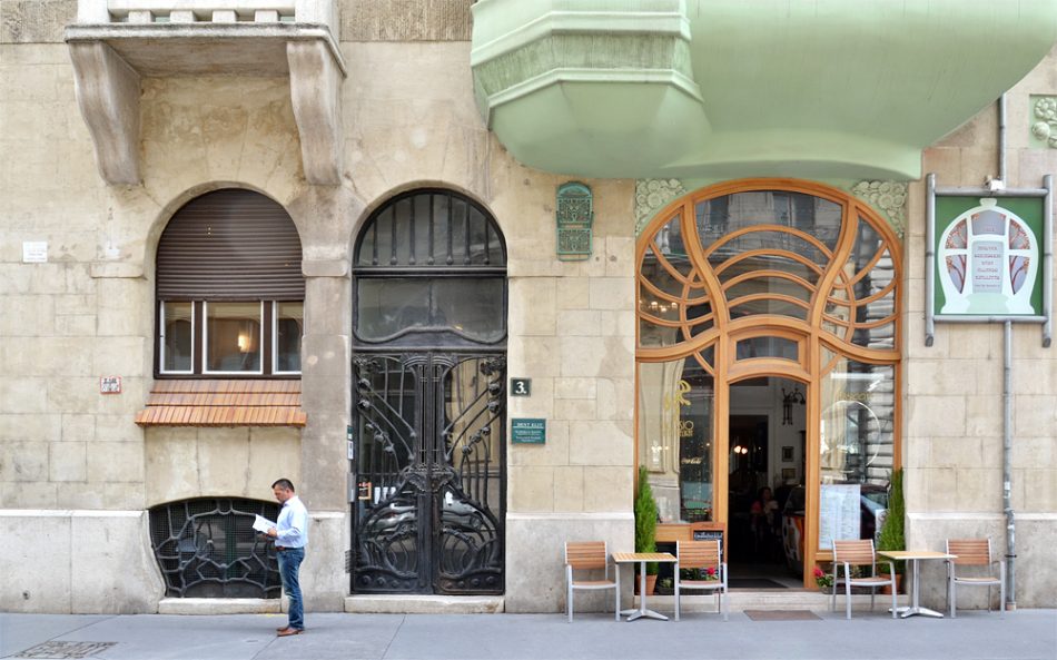 Budapest, Magyar Szecesszió Háza (Jugendstilhaus) von Emil Vidor