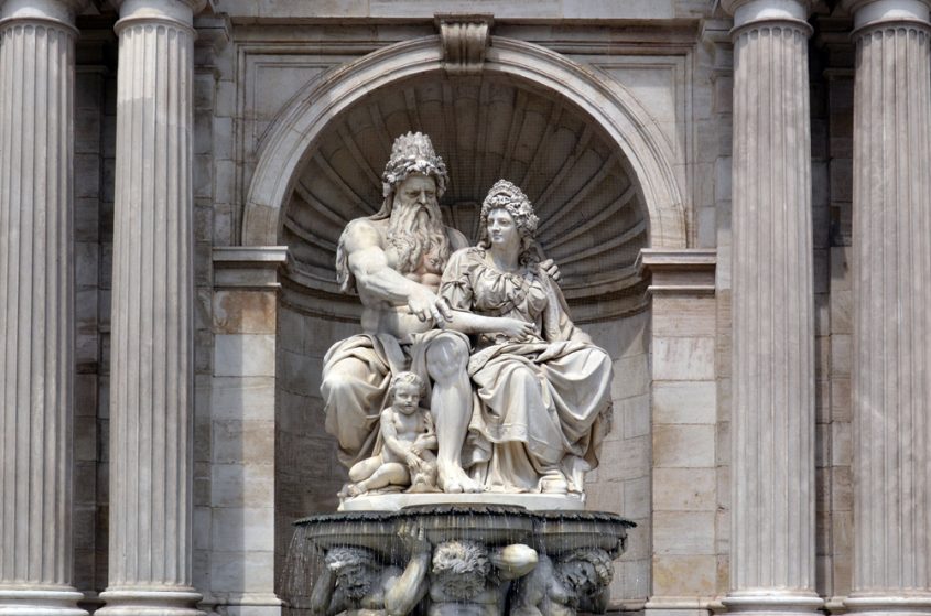 Danubiusbrunnen Wien, Moritz von Löhn und Johann Meixner