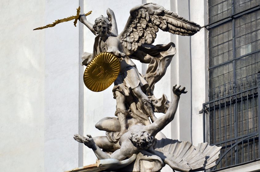 Wien, Erzengel Michael an der Michaelerkirche