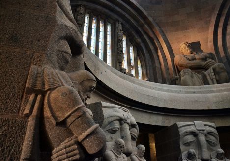 Völkerschlachtdenkmal Leipzig, Krieger in der Krypta