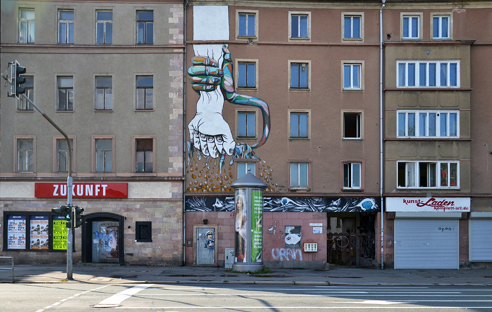 Chemnitz, Leipziger Straße, Street Art