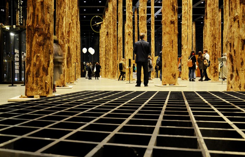 Festival of Future Nows, Andreas Koch, Dach der Neuen Nationalgalerie im Maßstab 1:18