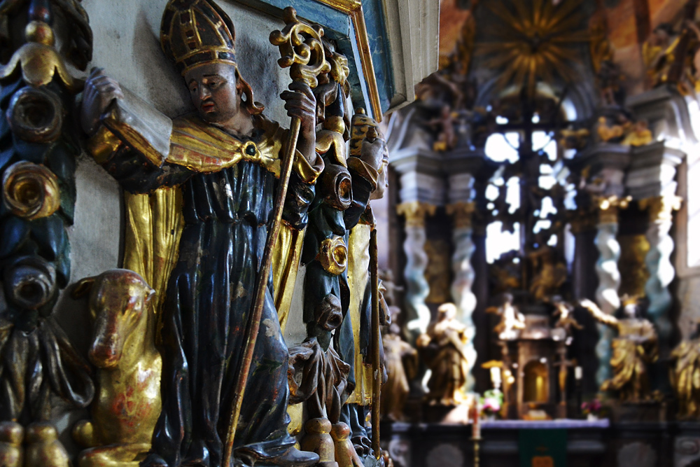 Kloster Neuzelle, Pfarrkirche zum Heiligen Kreuz, Kanzel