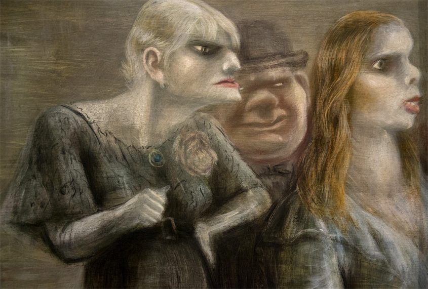 Hessisches Landesmuseum Darmstadt, Karl Hubbuch, Familie mit Nebenverdienst