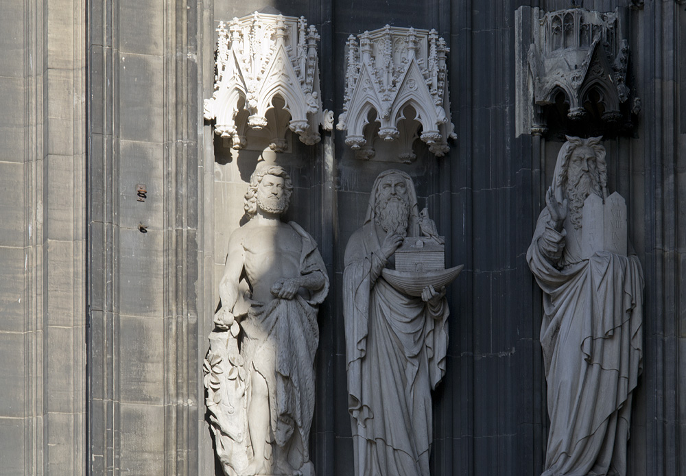 Kölner Dom, Figuren am Westportal