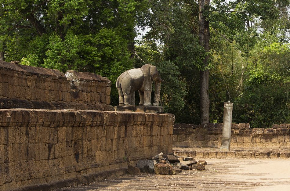 Angkor, Östlicher Mebon, Elefant