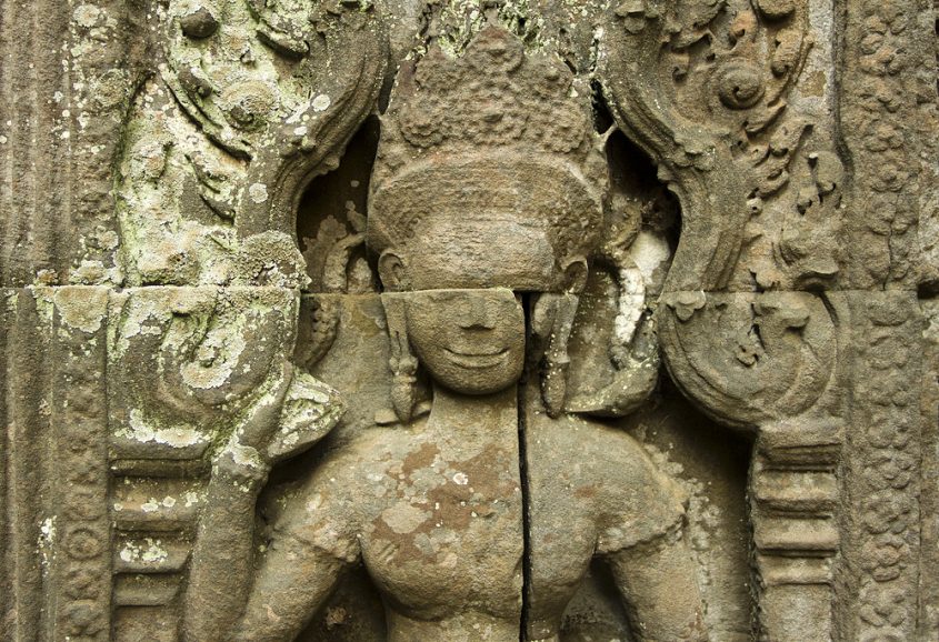 Angkor, Ta Prohm, Apsara