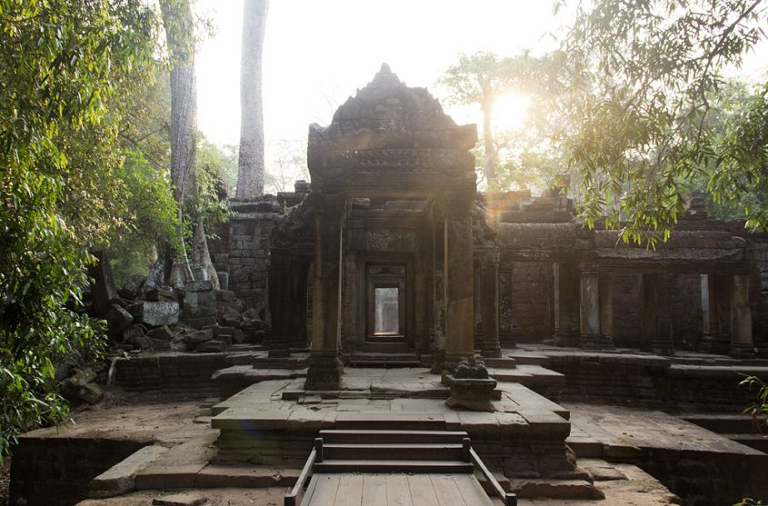Angkor, Ta Prohm, Eingang