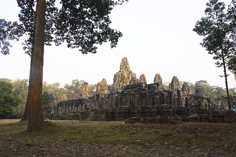 Angkor, Bayon am Morgen