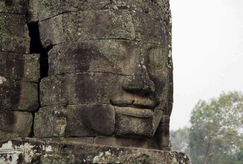 Angkor, Bayon, Gesichter des Lokesvara