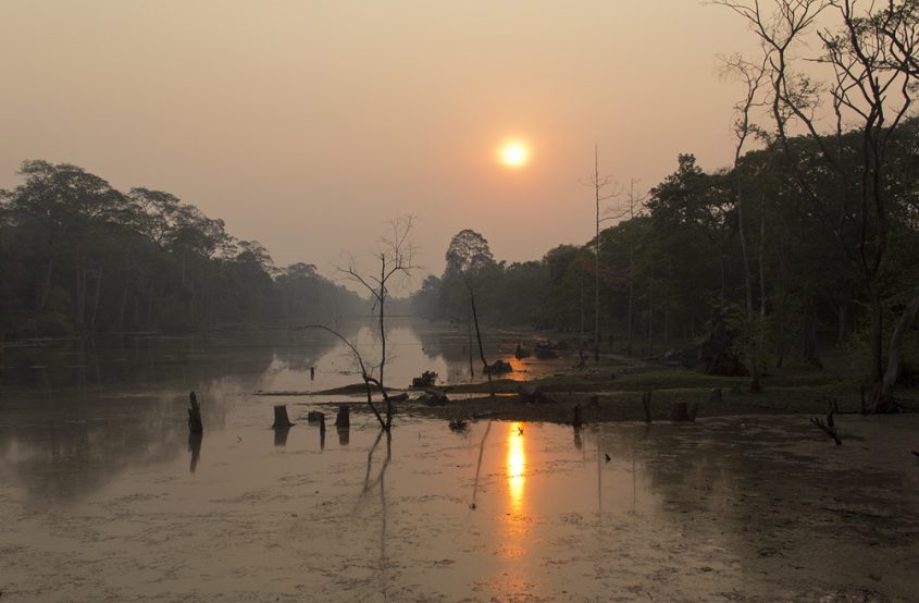 Angkor Thom, Wassergraben