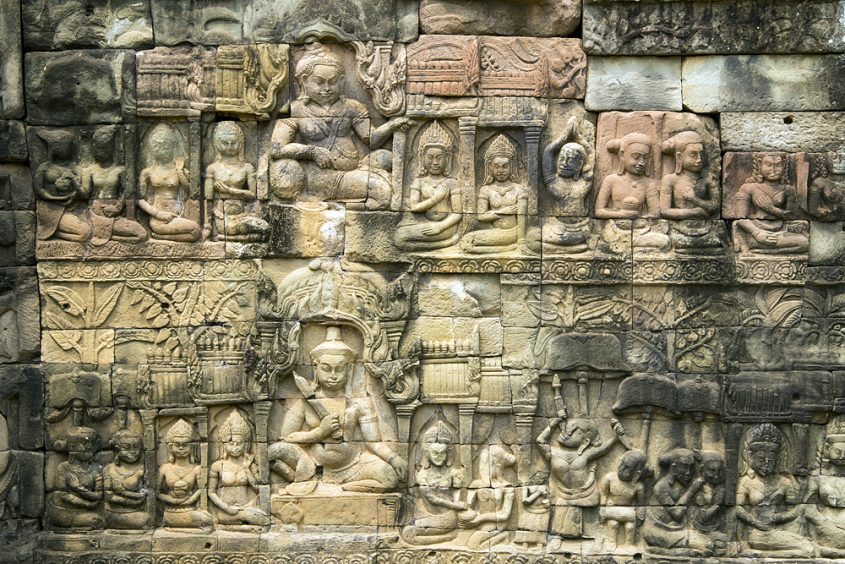 Angkor Thom, Terrasse des Leprakönigs
