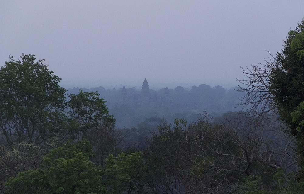 Blick vom Phnom Bakheng nach Angkor Wat