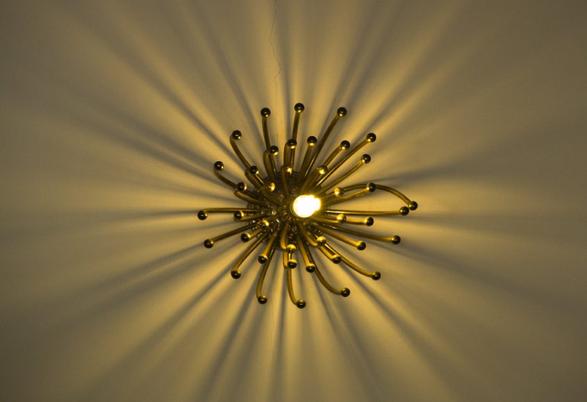 Saigon / Ho-Chi-Minh-Stadt, Unabhängigkeitspalast, Lampe