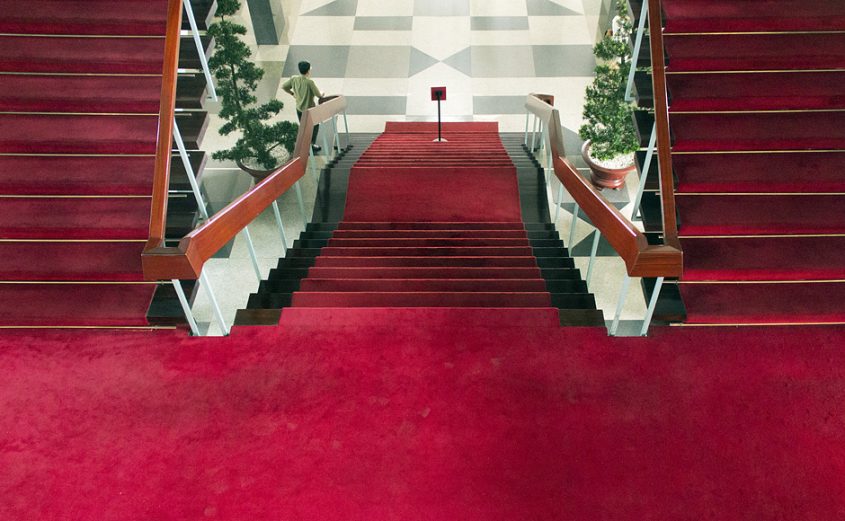 Saigon / Ho-Chi-Minh-Stadt, Unabhängigkeitspalast, Treppenhaus