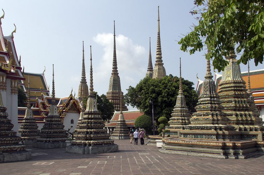 Bangkok, Wat Pho,Chedis