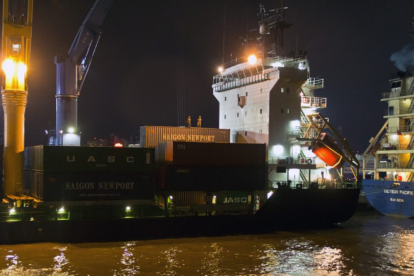 Ho Chi Minh City, District 1, Sông Sài Gòn, Hafen