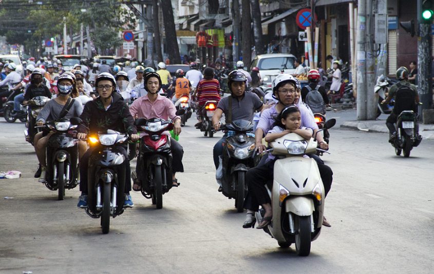 Ho Chi Minh City, District 1, Nguyễn Công Trứ , Mopeds