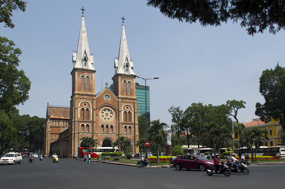 Ho Chi Minh City, District 1, Cathedral Notre-Dame