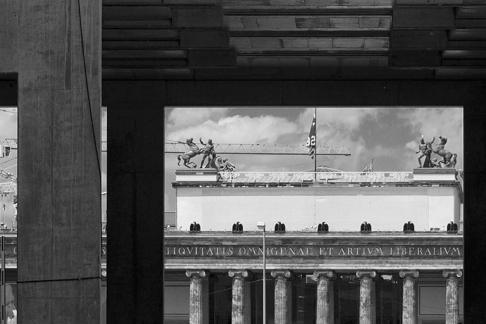 Berliner Schloss - Humboldt-Forum, Richtfest, Rohbau,Altes Museum