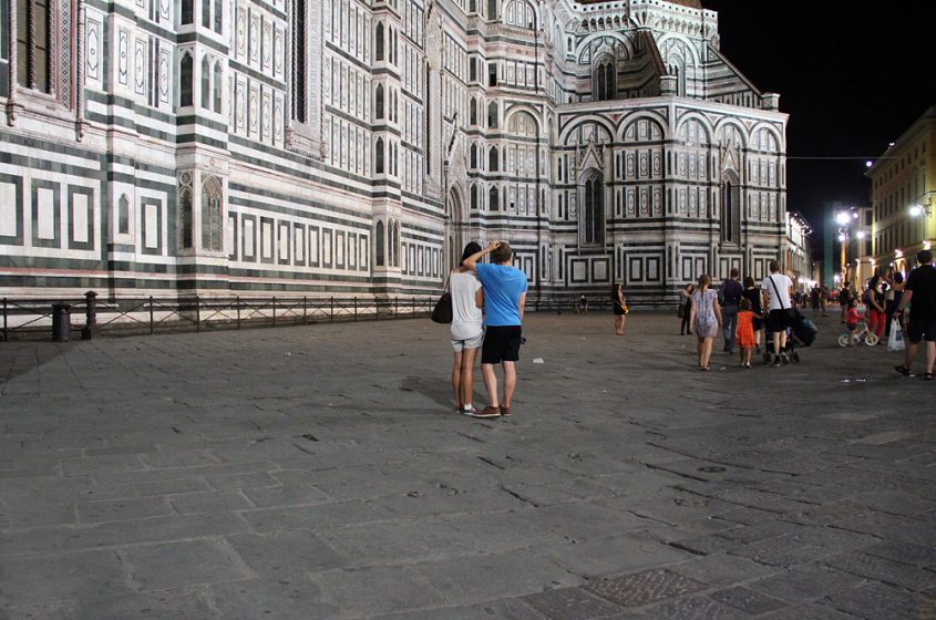 Florenz bei Nacht, Piazza San Giovanni