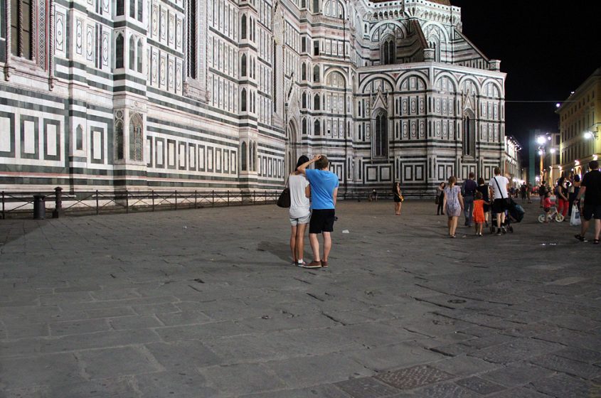 Florenz bei Nacht, Piazza San Giovanni