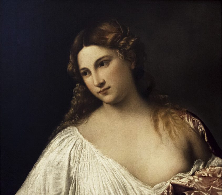 Uffizien, Tizian, Flora