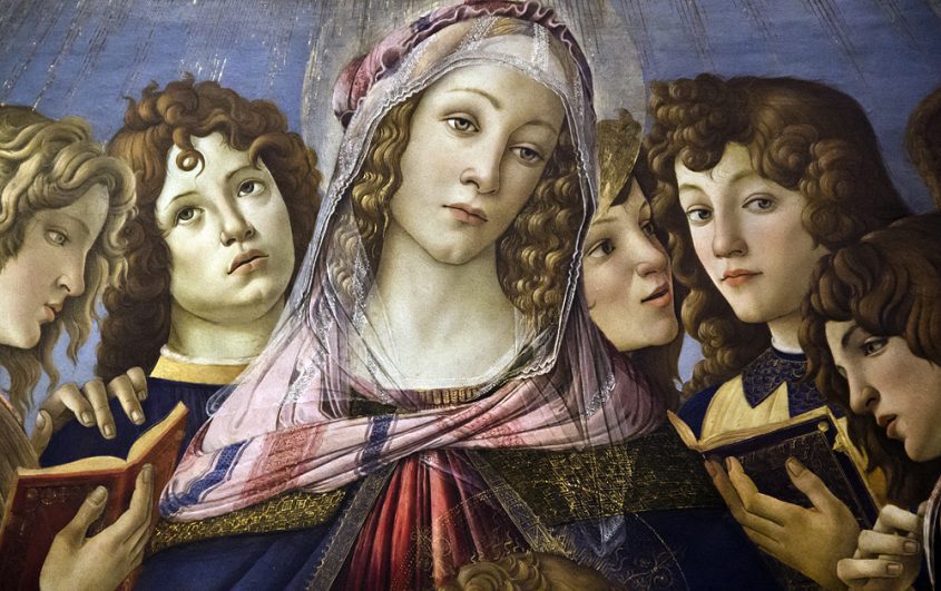 Uffizien, Botticelli, Madonna Granatapfel