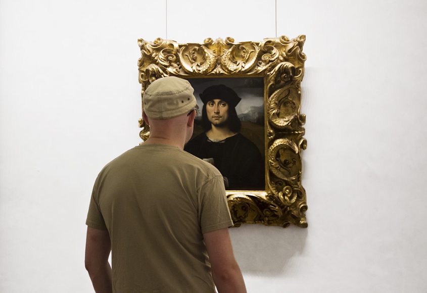 Uffizien, Francesco Raibolini gen. Francia, Poträt des Evangelista Scappi