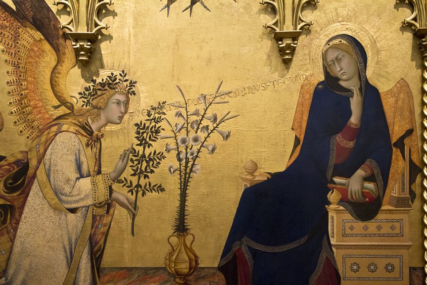 Uffizien, Simone Martini, Verkündigung