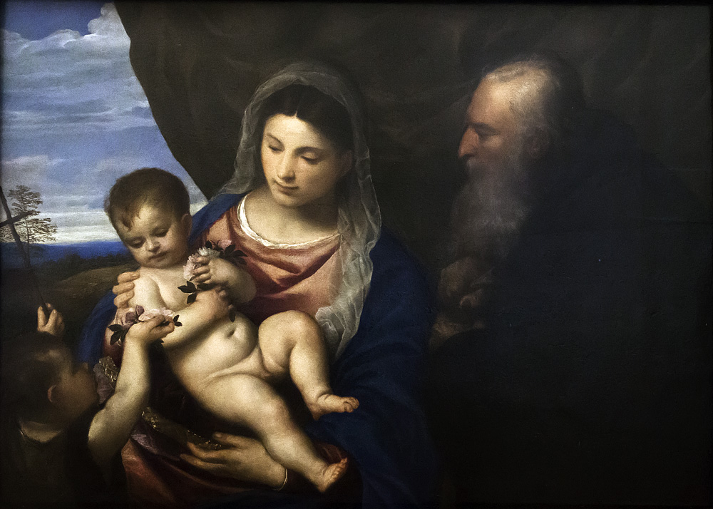 Uffizien, Tizian, Heilige Familie