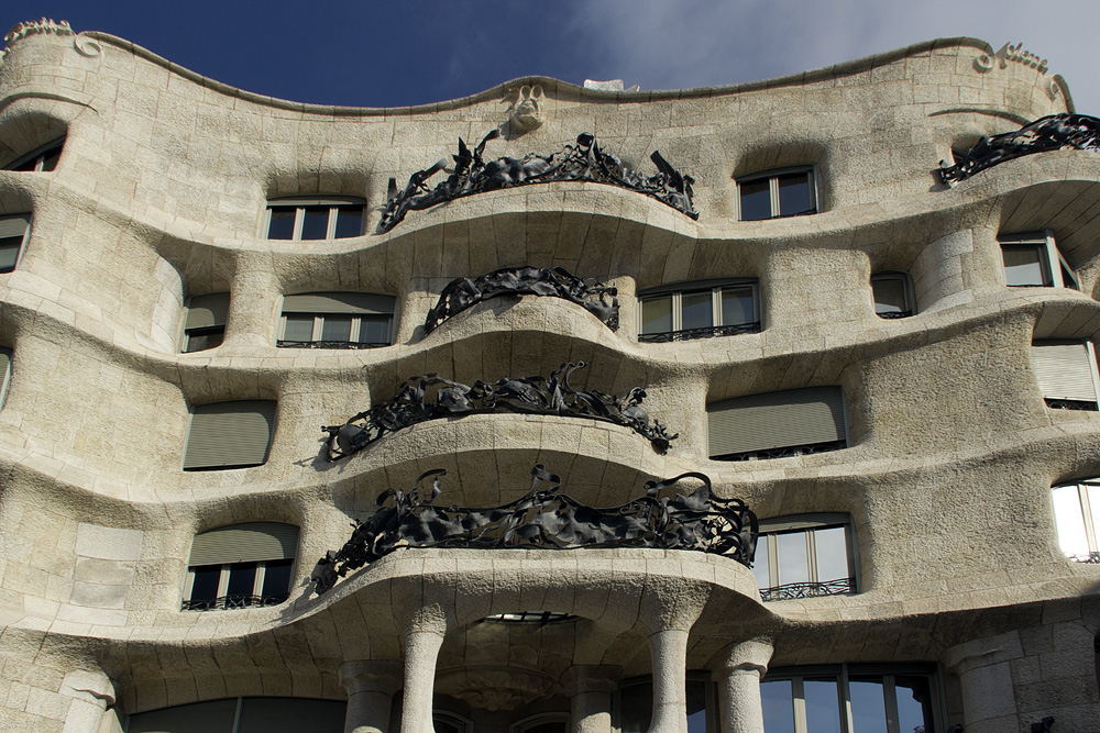 Barcelona, Casa Milà, La Pedrera, Antoni Gaudí