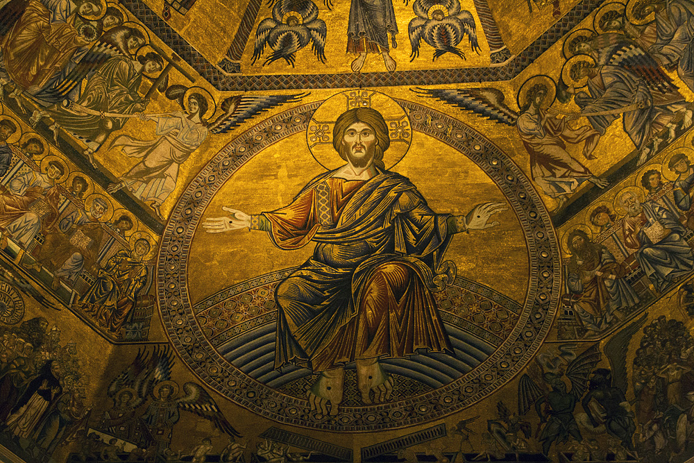 Battistero di San Giovanni, Kuppelmosaik, Jüngstes Gericht