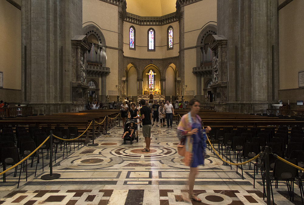 Duomo Santa Maria del Fiore, Kirchenraum mit Blick nach Osten