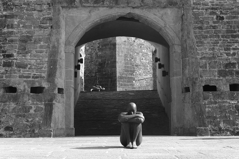 Florence, Antony Gormley, Human, Forte di Belvedere