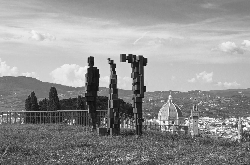 Florence, Antony Gormley, Human, Forte di Belvedere